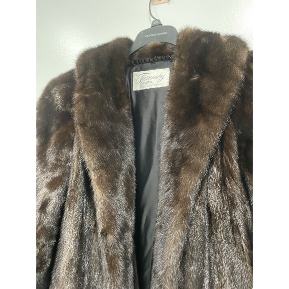 Womens Turansky Furs West Hartford‎ Full Length Mink Coat Size 14 16 XL - Picture 4 of 13